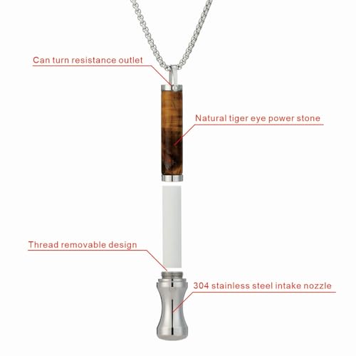 Ahgmeside Breathe Free Necklace for Anxiety & Stress Relief, Classic Breathing Tool for Meditation, Mindfulness, and Relaxation – Portable Calm Necklace for Adults, Wellness Gift - Image 7