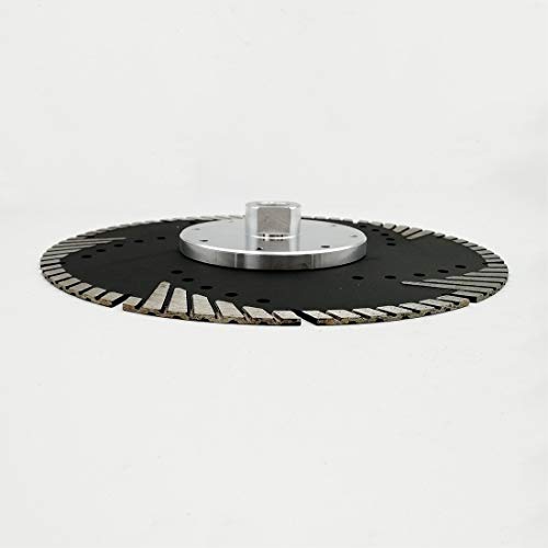Shdiatool Diamond Turbo Blade Dia 9 Inch With Slant Protection Teeth Cutting Stone Granite Marble Concrete Brick With 5/8-11 Thread #TOP4