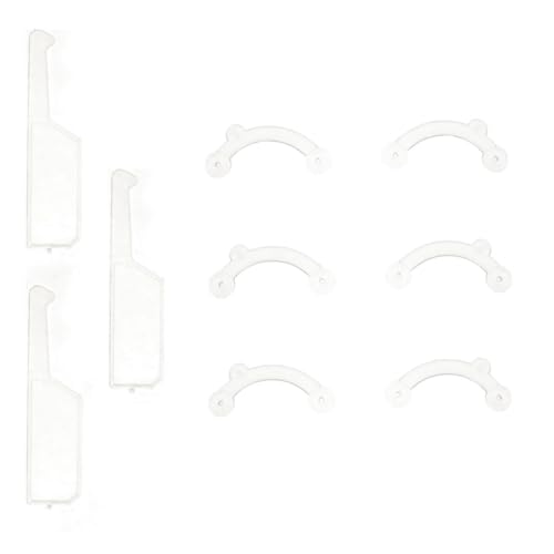 VANANA 3 Sizes Invisible Nose Lifter, Soft Silicone Nose Sharpening Corrector Tool, Comfortable Easy Install Removable (White)