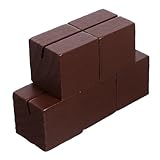 Housoutil 5 Stück Holz Kartenhalter mit Schlitz Rustikaler Tischkartenständer für Visitenkarten...