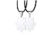 VNOX 2/3/4/5/6 Pcs Personalizar Amistad Personalizada/Amor Familia Rompecabezas Pareja Collares Pendientes/Llaveros/Pulseras para Lover Friend BFF,Joyas de Acero Inoxidable,Grabado Gratuito