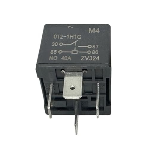 Relais PLID M4 012-1H1G V4-1A-12V-40A inverseur 4 broches et sa base de relais