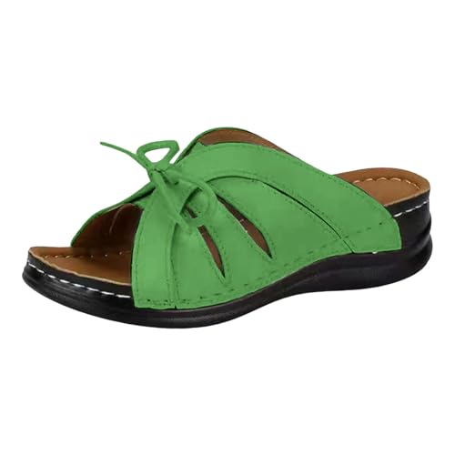 Chaussure été pour pieds larges qui élimine les douleurs de marche chez la femme