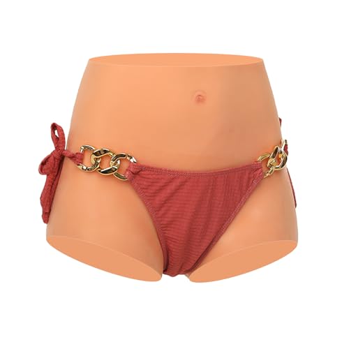 Silicone Vagina Boxer Briefs Fake Vagina Underwear Butt Lifter Panty for Crossdresser Drag Queen