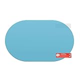 Hitommy Car Waterproof Nano Anti-fog Rearview Mirror Soft Protective Film Transparent - Oval