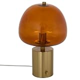 Atmosphera - Lampada Elie a forma di fungo, altezza 41 cm, colore: rosso