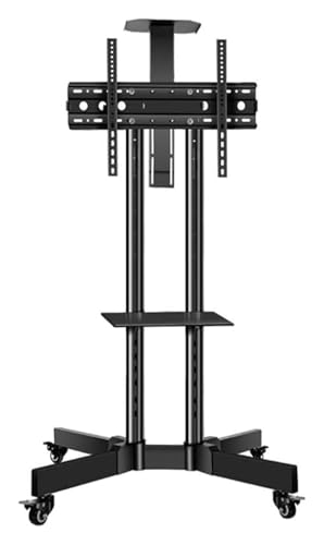 Soporte móvil para TV con ruedas y estante miniatura 1