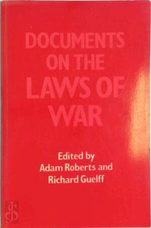 Documents on the Laws of War 0198761171 Book Cover