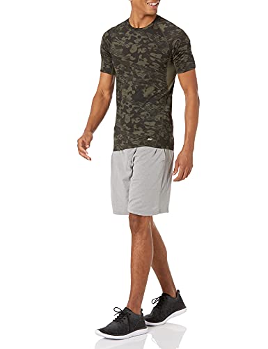 Amazon Essentials Men's Control Tech Short-Sleeve Shirt, Dark Green, Camo, Xx-Large #TOP3
