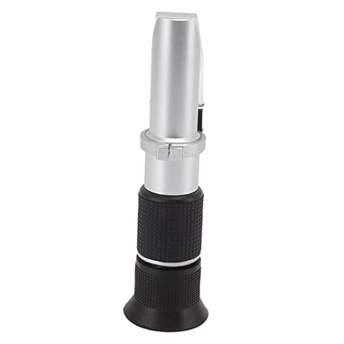 Naroote Réfractomètre Brix Portable 0 à 80%, Mesure de la Teneur en Sucre, pour Mesurer le Sucre des Fruits dans les Boissons, 14,5x4x4cm