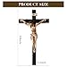 TALPGOD Crucifix Wall Cross,Jesus Cross Home Décor,Jesus Statue Catholic Hanging Crosses for Wall Art,Religious Wall Crucifix Decor,Crucifijos Catolicos Crosses Wall Decor 10 Inch