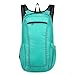 Waterproof Foldable Backpack 20L, Lightweight Nylon Travel Hiking Backpack for Outdoor Camping, Storage Bag, Black(Blue Lake)