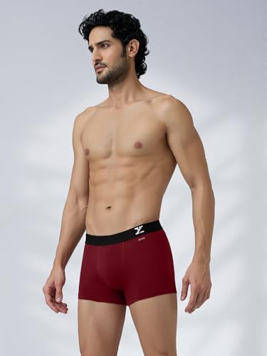 Image of XYXX Men's Aero Super Combed Cotton Trunks | Antimicrobial, Regular Fit, No-Marks Waistband | Underwear for Men Combo (Pack of 3)