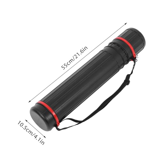 Operitacx Ausziehbare Posterrollen Mittel Kunststoff 10,5cm Durchmesser Teleskopisch Mit Tragegurt Versand Aufbewahrungsröhre Für Zeichnungen Baupläne Kunstwerke