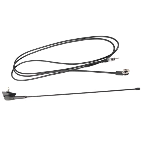 ZJchao Antena de Automóvil, Goma con Arnés de Alambre Antena de Reemplazo de Auto de Radio para Automóvil para
