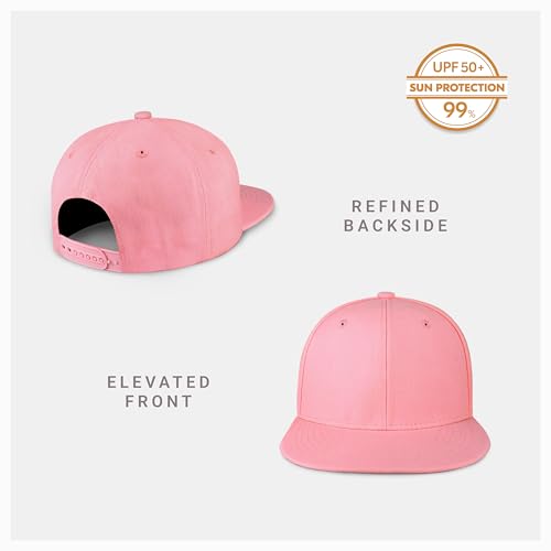 Image of ChoKoLids Flat Visor Snapback Hat Blank Cap Baseball Cap