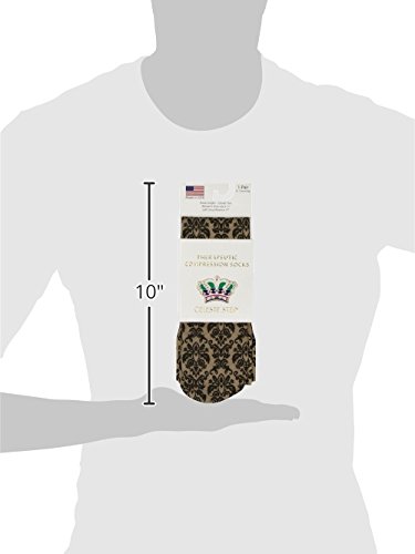 Image of Celeste Stein Therapeutic Graduated Women Compression Socks, Diabetic Socks For Womens, 8-15 mmHg For Regular Calf