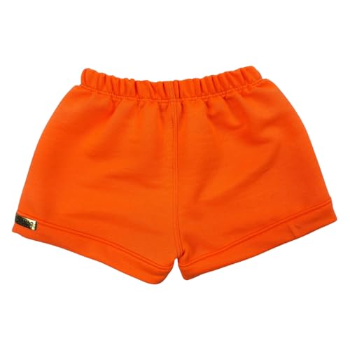 Shorts Moletinho Infanto Juvenil Menina Cores Neon Praia (3, Pink)