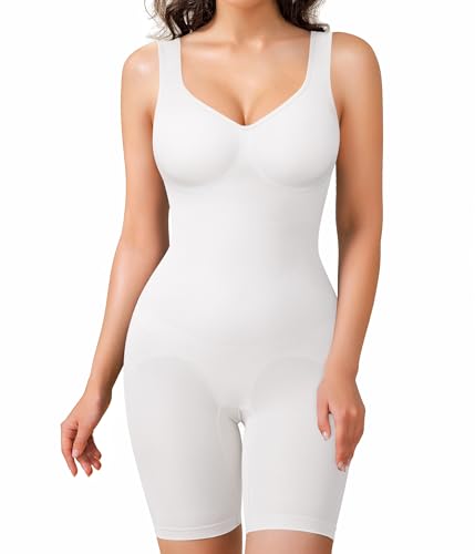 Image of BRABIC Waist Trainer Shapewear Bodysuits for Women Tummy Control Seamless Full Low Back Faja Body Shaper Butt Lifter