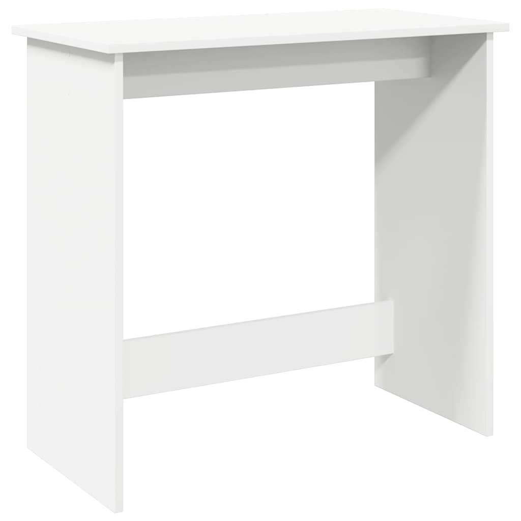 vidaXL Escritorio de Madera contrachapada Blanco 80x40x75 cm, Escritorio de Oficina, Mesa de Ordenador, Escritorio de Estudio