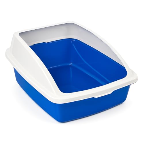 Arenero Frontal Grande con Borde Seguro para Gatos miniatura 1