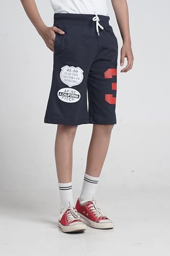 Image of T2F Boys Cotton Printed Shorts with Two Side Pockets (Pack of 3)