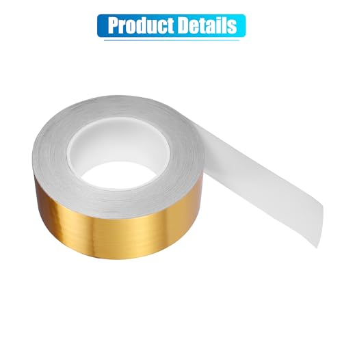 Tiras decorativas impermeables reflectantes de 5 cm x 50 m para coche y moto dorada 6