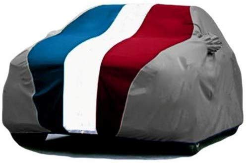 Image of Dhairya Tata Tigor car Cover | Tata Tigor car Cover Waterproof | Tata Tigor car Cover with Triple Stitched Fully Elastic Ultra Surface Body Protection (RED)