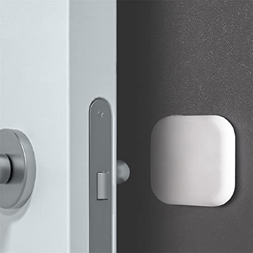 Pegatina muda silicona gris y protector portátil de puerta para dormitorio 5