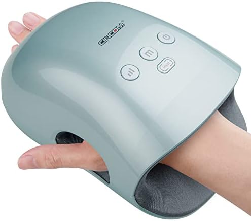 CINCOM Hand Massager - Cordless Hand Massager with Heat and Compression for Arthritis and Carpal Tunnel - Gifts for Women(Blue)