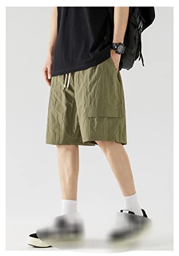 Short de couple vert YangRy respirant avec cordon de serrage ajustable - 3