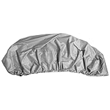 Generic Inflatable Boat Cover Windshield Hatch Protector Uv-Resistant Cover for Small Trailer Boats Easy Installation with Storage Bag Gray