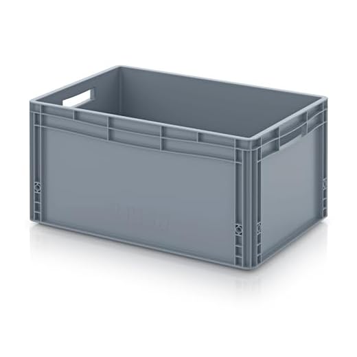 Auer Packaging Eurobehälter 60 x 40 x 32 EG 64/32 - Eurobox, Lagerbox für Haushalt, Gewerbe, Industrie, Kinderzimmer, Flohmarkt, Garage, Garten, Handwerk