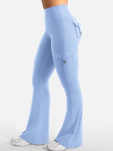 Image of YEOREO CoreFlex Women Workout Flare Leggings