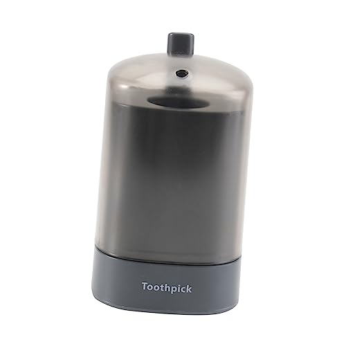 Cabilock Semi Automatic Toothpick Dispenser Holder Compact Toothpick Container for Kitchen Office Restaurant Home Creative Design Easy Press Operation Adorable Decoration