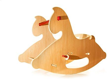 Moover Wooden Rocking Horse - Natural
