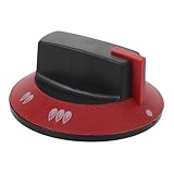 MAGICLULU Gasherd drehknopf Ersatzknopf mit Antirutsch oberfläche für Präzise Flammenregelung Langlebiger Edelstahlgriff Passend für Gasherde Dampftöpfe Gastronomiegeräte Einfache