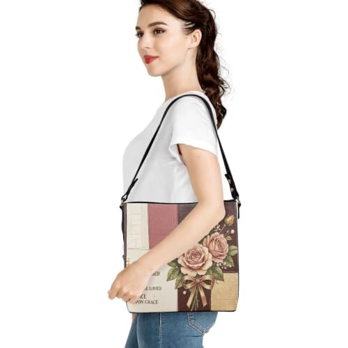 Image of HUGS IDEA Hoho Bag for Women Crossbody Purse Leather Handbags Laides Shoulder Bags