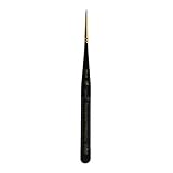 Princeton Mini-Detailer Paintbrush, Size 20/0 inch, Black
