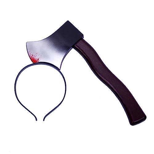 Dzrige Halloween Bloody Axe Headband Zombie Prop