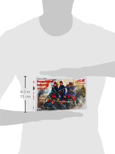 Miniatura 4 de ICM Models French Line Infantry 1870-1871 Kit de construcción