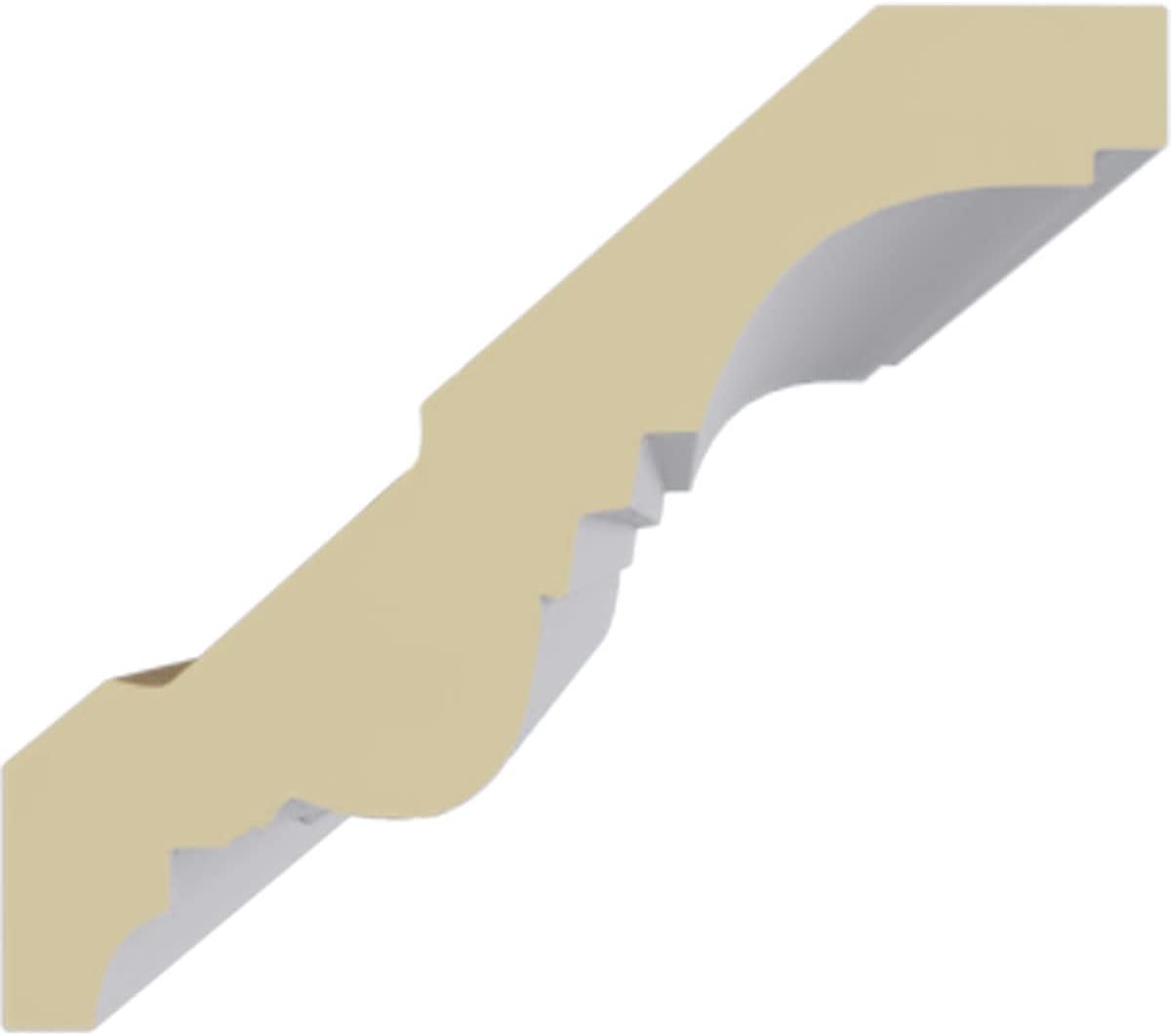 Endurathane Egg & Dart Crown Moulding, 2 3/4"H x 3 1/8"P x 4 1/4"F x 94 1/2"L, Factory Primed (12-Pack)