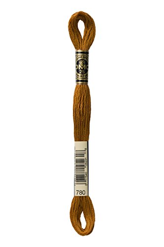 Image of DMC 117MC-0780 Cotton Embroidery Floss, 0780 Brown, 8 Metres