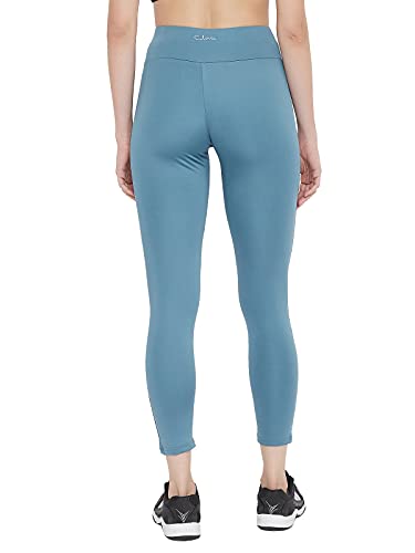 Image of Clovia Women's Snug Fit Active High-Rise Ankle-Length Tights