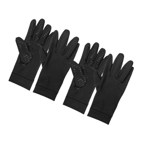 BESTonZON Elastic Hand Compression Cycling Gloves Full Finger Non-Slip for Winter Outdoor Sports Fitness and Rehabilitation