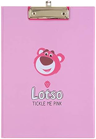 Amazon ディズニーストア 公式 クリップファイル ロッツォ Pink Stationery クリップファイル ボード 文房具 オフィス用品