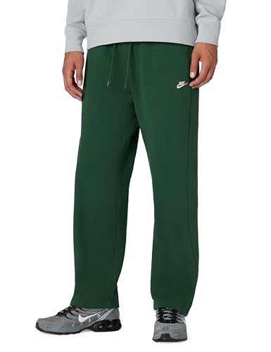 Image of Nike Men's Club Open Hem Brushed Fleece Pants