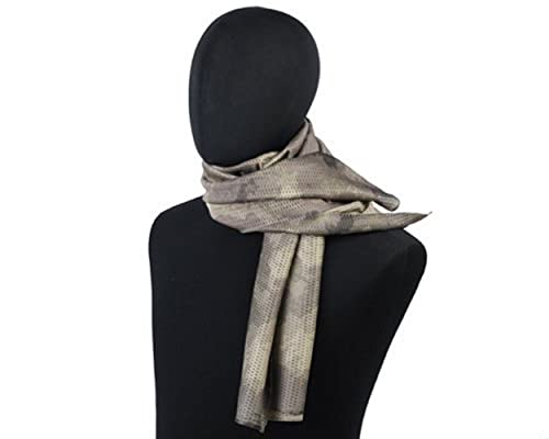 Dry-Tech Shemagh Sniper Veil Scarf – Quick Drying Moisture Wicking Polyester Head Wrap for Concealment, Hunting, Airsoft, Tactical Military Outdoor Gear3