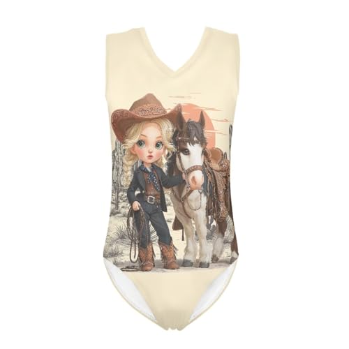 Image of Girls Bathing Suit Size 3-14 Swimsuits for Girls One-Piece Swimwear Summer V-Neck Sleeveless