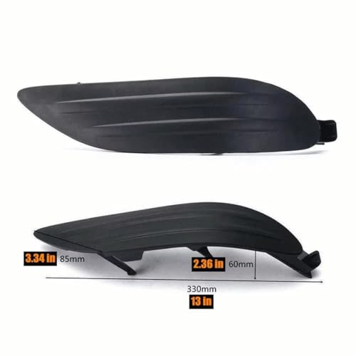 Paire de couvercle de calandre pour feu antibrouillard Corolla 2007 plastique ABS robuste